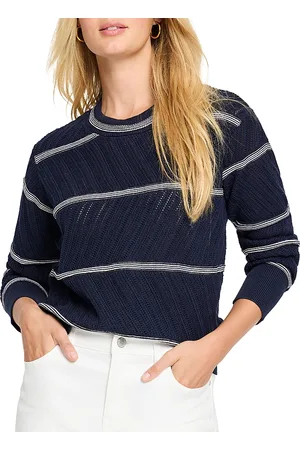NIC+ZOE Pointelle Stripe Sweater