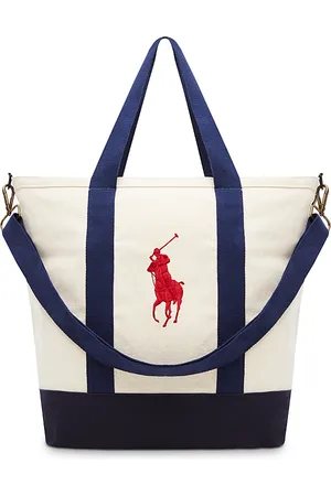 Ralph Lauren Large Pony Zip Tote