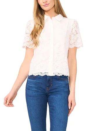 CE&CE Lace Hidden Placket Blouse