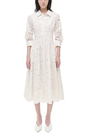 Simkhai Jazz Eyelet Midi Shirtdress