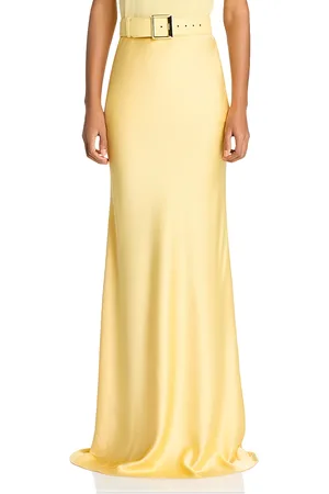 Sergio Hudson Silk Maxi Skirt