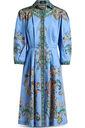 Etro Paisley Print Shirt Dress
