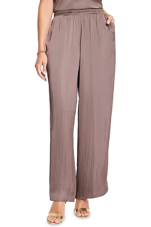 NIC+ZOE Glossy Sheen Pull On Pants