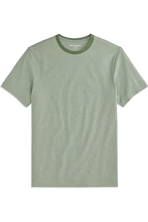 MACK WELDON Silver Pique Crewneck Tee