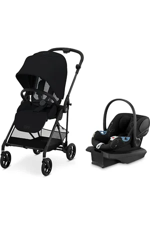 Cybex Melio Carbon 3 Ultra Lightweight Travel System Stroller + Lightweight Aton G Infant Car Seat