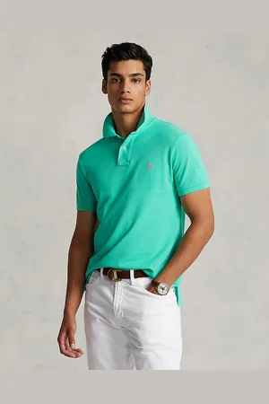 Ralph Lauren Custom Slim Fit Mesh Polo Shirt