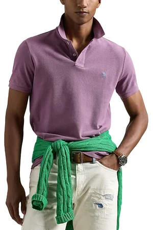 Ralph Lauren Custom Slim Fit Mesh Polo Shirt