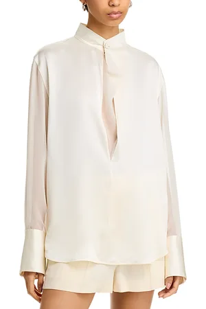 Helmut Lang Silk Relaxed Fit Top
