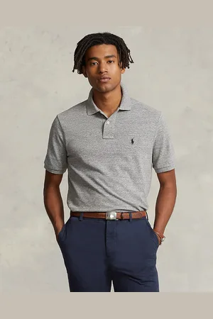 Ralph Lauren Custom Slim Fit Mesh Polo Shirt