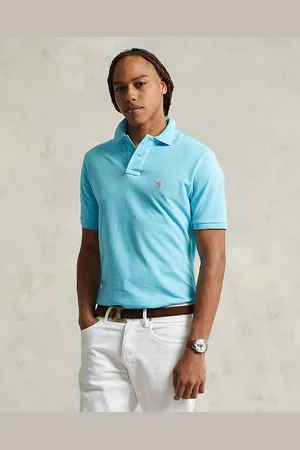 Ralph Lauren Custom Slim Fit Mesh Polo Shirt