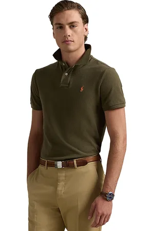 Ralph Lauren Custom Slim Fit Mesh Polo Shirt