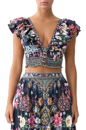 Camilla Frill Cropped Top