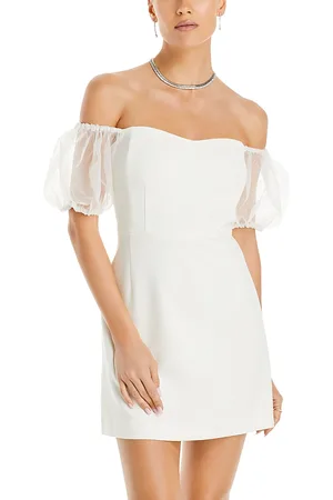 French Connection Whisper Puff Sleeve Dress