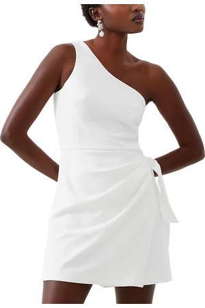 French Connection Whisper One Shoulder Mini Dress