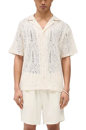 Represent Crochet Regular Fit Camp Shirt