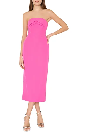 Milly Taylor Triangle Pleat Cady Dress