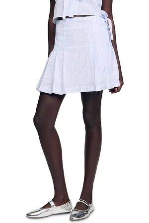 Sandro Short Striped Skirt
