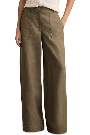 Reiss Ashby Linen Wide Leg Pants