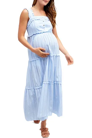 Nom Maternity Emma Tiered Floral During & After Dress
