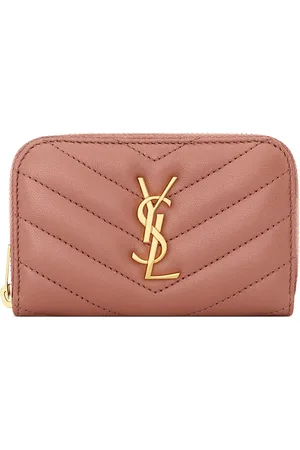 Saint Laurent Cassandre Wallet in Lambskin