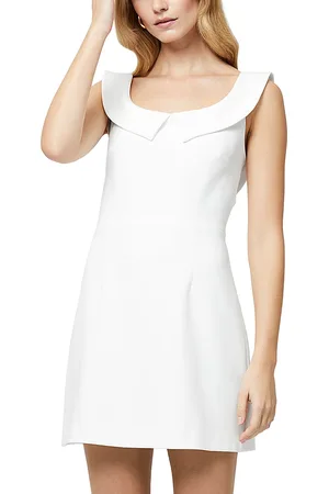 French Connection The Whisper Collar Mini Dress