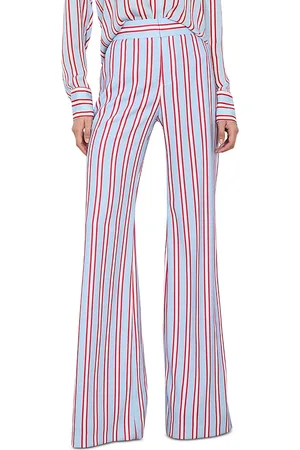 ALICE+OLIVIA Dylan Striped Wide Leg Pants
