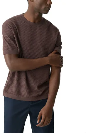 THEORY Damian Short-Sleeve Tee in Cotton