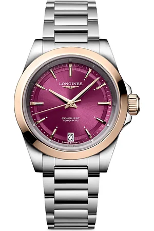 Longines Conquest Sunray Purple Watch, 34mm