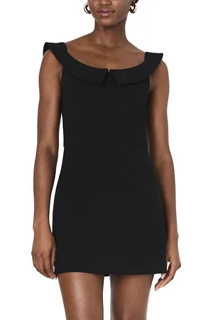 French Connection The Whisper Collar Mini Dress
