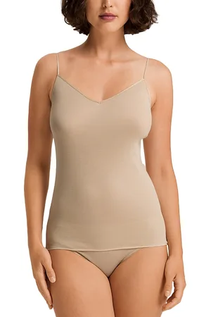 Hanro Cotton Seamless V-Neck Cami