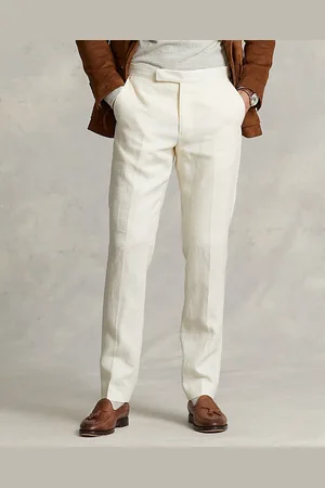 Ralph Lauren Tailored Fit Linen Trousers