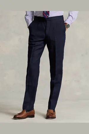 Ralph Lauren Tailored Fit Linen Trousers