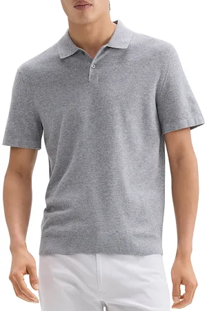 THEORY Goris Short Sleeve Polo Sweater