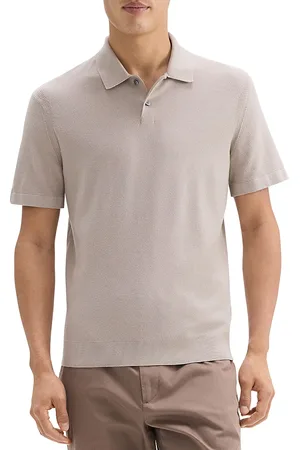 THEORY Goris Polo Grid in Fine Bilen