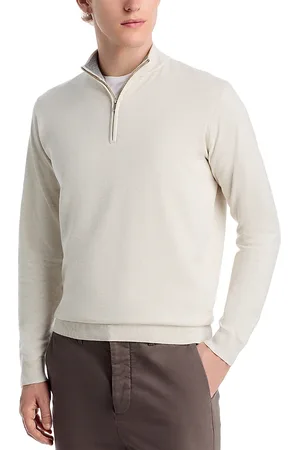 Peter Millar Crown Coolspun Cotton Quarter Zip Sweater