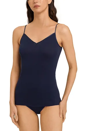 Hanro Cotton Seamless V-Neck Cami