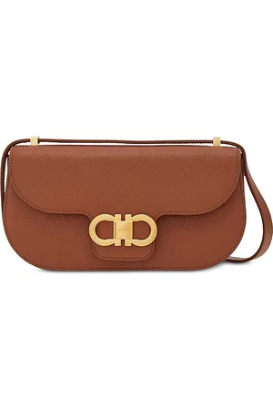 Salvatore Ferragamo Double Gancini Crossbody Bag