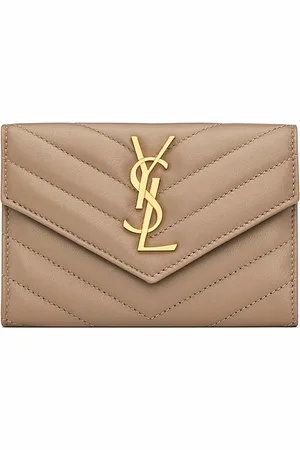 Saint Laurent Cassandre Matelasse Small Envelope Wallet
