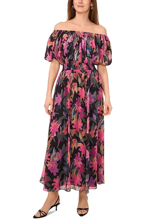 Vince Camuto Puff Sleeve Maxi Dress