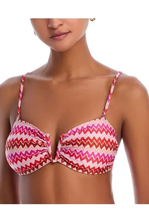 Ramy Brook Chevron Jaedyn Bikini Top