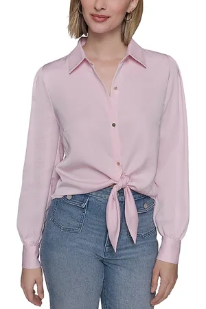 Karl Lagerfeld Tie Hem Blouse