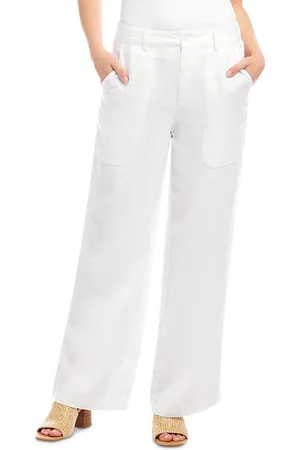 Karen Kane Linen Wide Leg Trousers