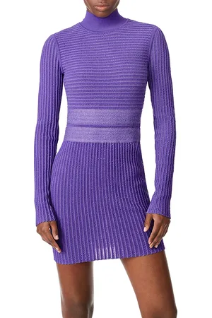 Hervé Léger Ribbed Mini Dress