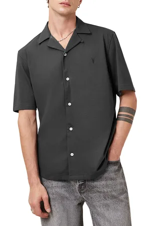 AllSaints Hudson Short Sleeve Button Down Shirt