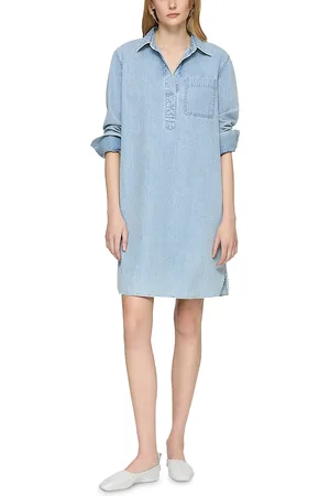 Lafayette 148 New York Patch Pocket Popover Dress