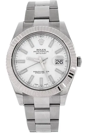 Rolex Oyster Perpetual Datejust Ii Automatic Watch in Stainless Steel and White Gold 41mm