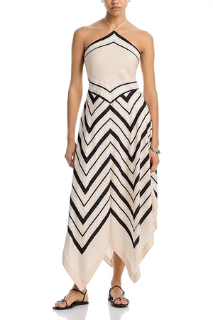 Simkhai Hera Halter Swim Cover-Up Dress