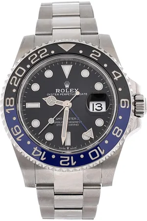 Rolex Oyster Perpetual Date Gmt-Master Ii Batman Automatic Watch in Stainless Steel and Cerachrom 40mm