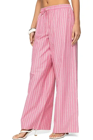 Edikted Maggy Striped Wide Leg Pants