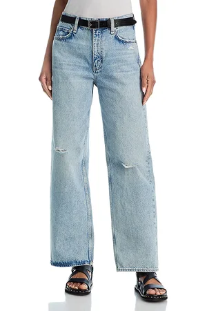 RAG&BONE Shea High Rise Straight Leg Jeans in